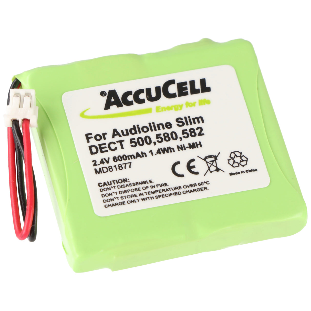 AccuCell Akku passend für MEDION MD83877 2,4 Volt