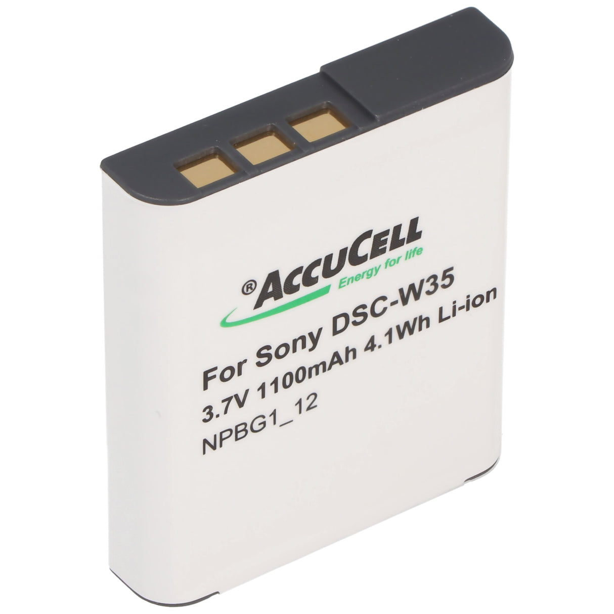 AccuCell Akku passend für Sony NP-BG1 Akku DSC-WX1, CYBER-SHOT DSC-W300