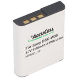 AccuCell Akku passend für Sony NP-BG1 Akku DSC-WX1, CYBER-SHOT DSC-W300