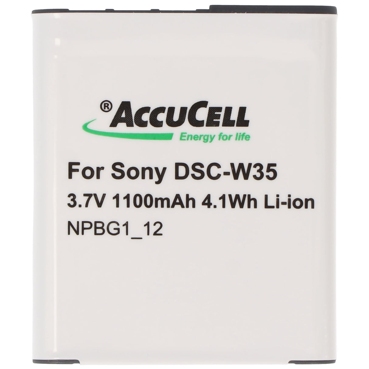 AccuCell Akku passend für Sony NP-BG1 Akku DSC-WX1, CYBER-SHOT DSC-W300