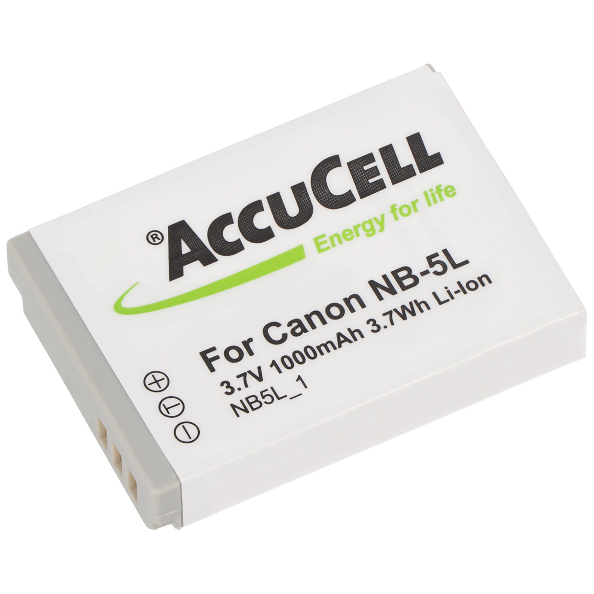 AccuCell Akku passend für Canon NB-5L Digicam IXUS 800 IS NB-5LH