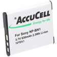 AccuCell Akku passend für Sony NP-BN1 Akku Typ N kein Original Akku 58