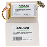 AccuCell Akku für F.X. Meiller München 0000 9084 422, 3.8 Volt, 3500mAh Li-Polymer