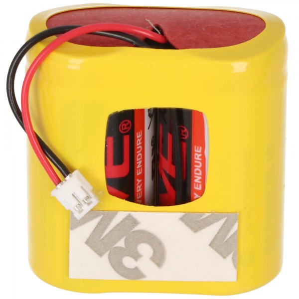 AccuCell Batterie 3V passend für Panasonic CR-23ZCF2CN, Glutz 271964 Batteriepack