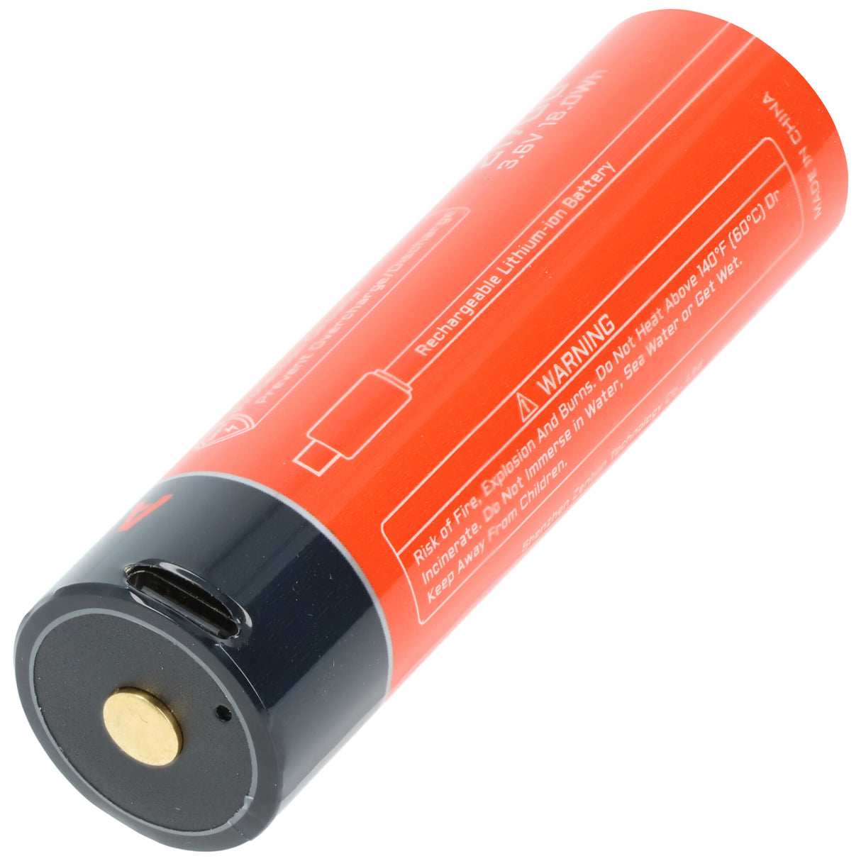 AceBeam 21700 Li-ion Akku 5000mAh, USB-C, max. Entladestrom 15A, 76,2 x 21,7mm