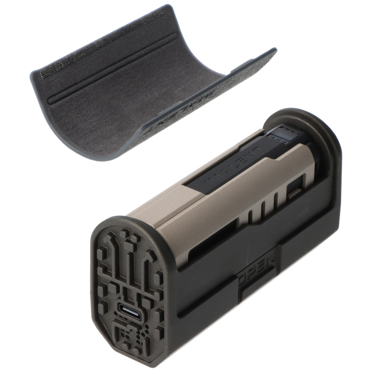 Imalent LD35 LED-Taschenlampe, Premium Edition mit Ladebox, bis zu 1200 Lumen, schwarz