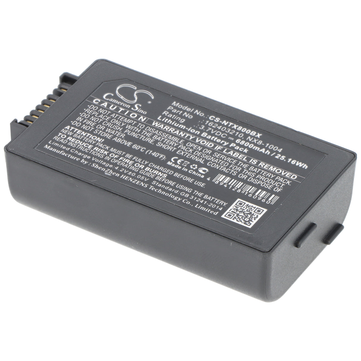 AccuCell Akku für Computer Scanner Handheld Nautiz X8 u.a. Li-Ion 3.7V 6800mAh