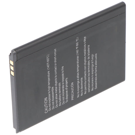AccuCell Akku passend für ZTE Li3714T42P3h765039, ZTE Blade A3, A5, AF3, AF5, C341, T220, T221, T230, 1400mAh, 3.7V