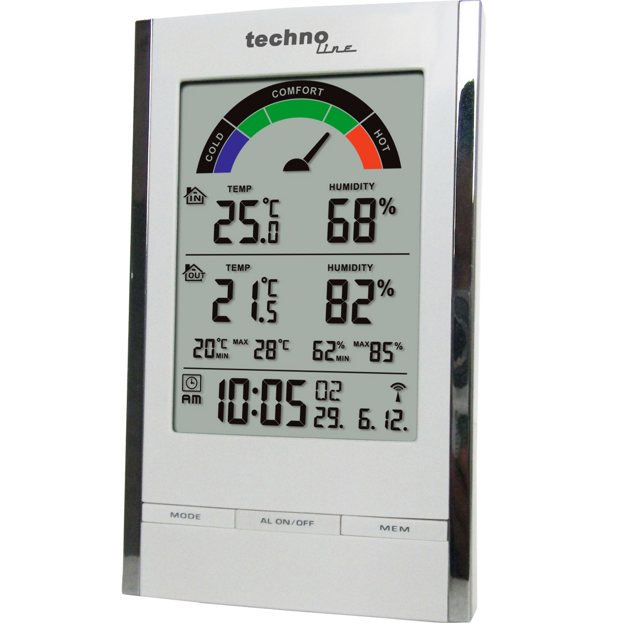 Technoline WS 9480 - Raumklima Station