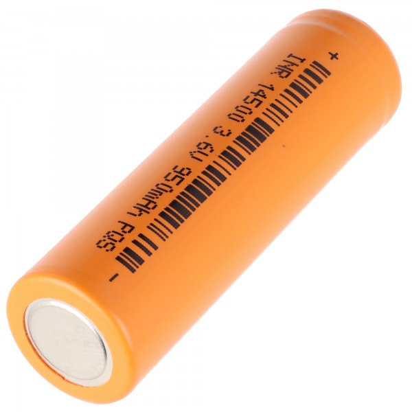 AccuCell INR 14500 950mAh 3,6V Li-Ion Akku ungeschützt