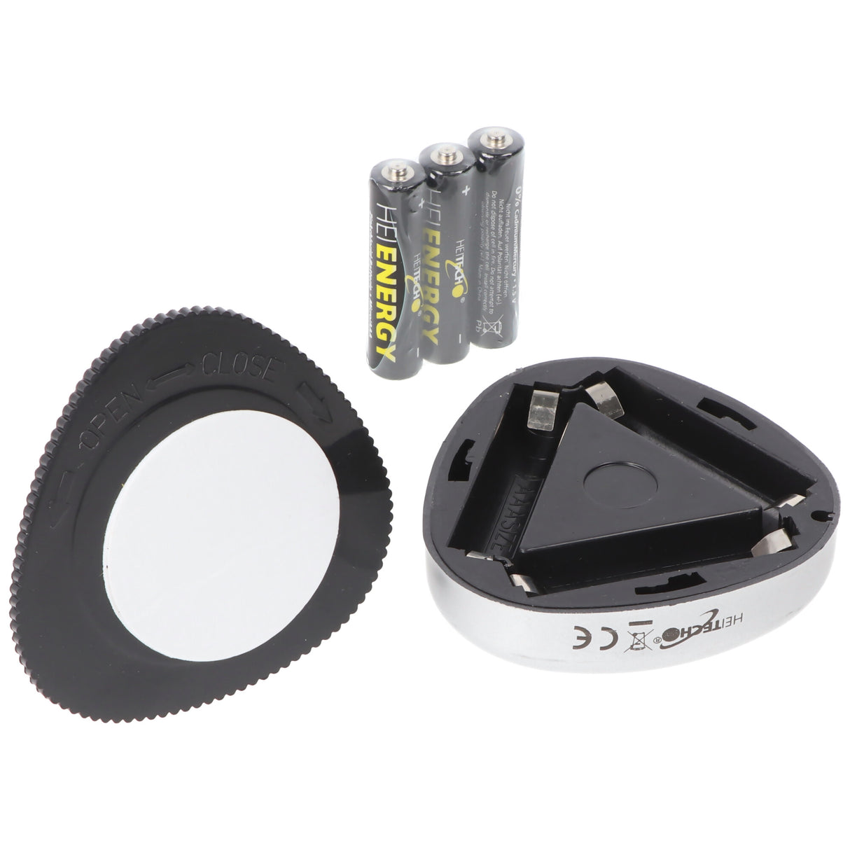 Heitech LED-Licht mit je 3 LEDs, Mini-LED Leuchte, einfache Befestigung, inklusive Batterien