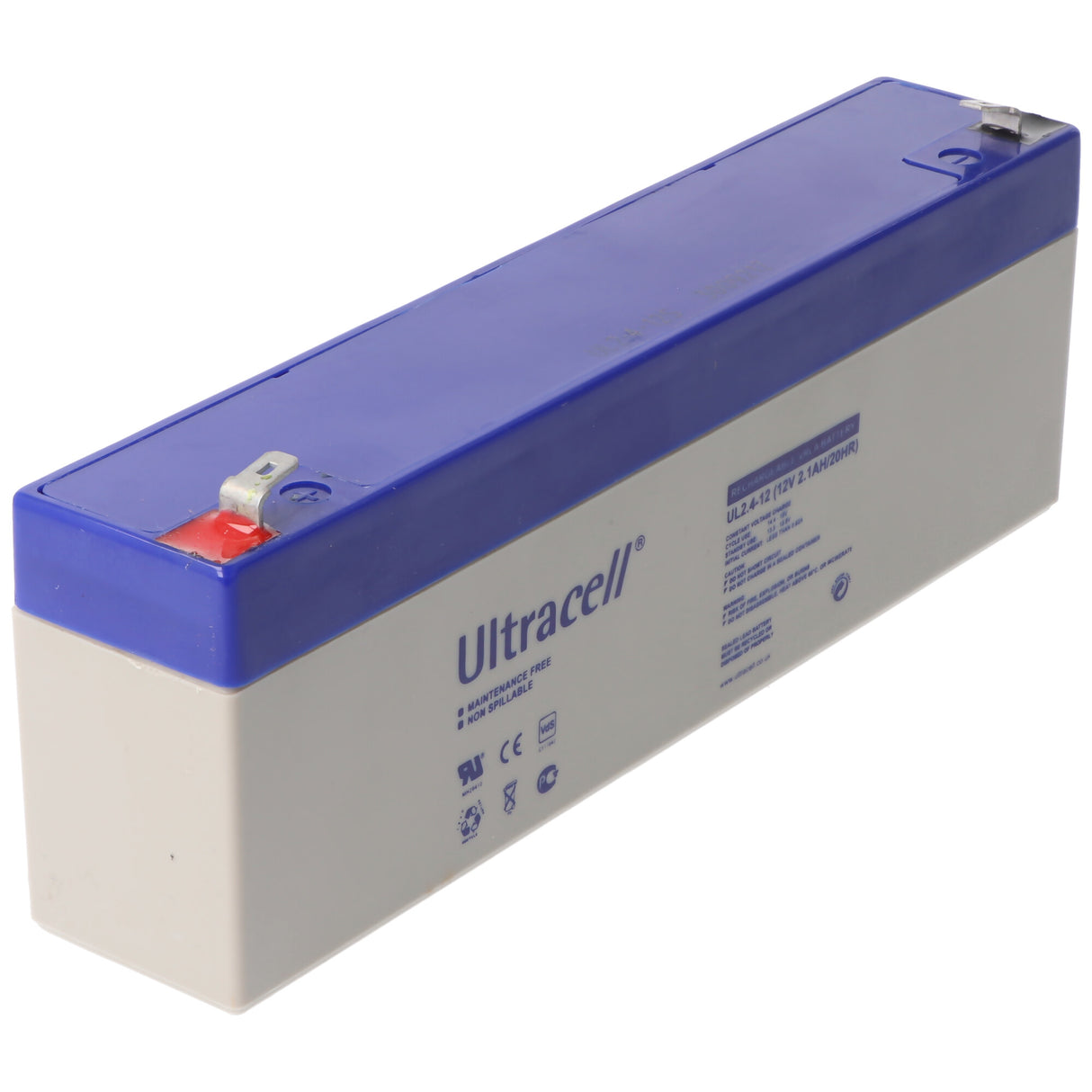 Ultracell UL2.4-12 Blei-Akku 12 Volt 2,1 Ah, Faston 187, 4,8mm