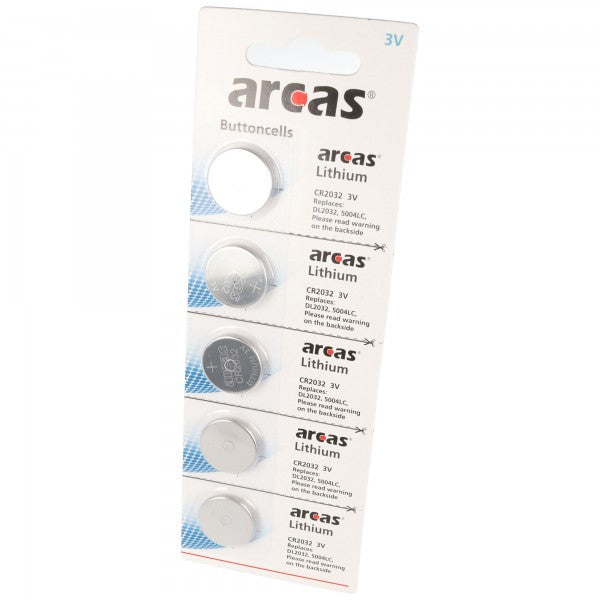 Arcas CR2032 Lithium Batterie (5 St.)