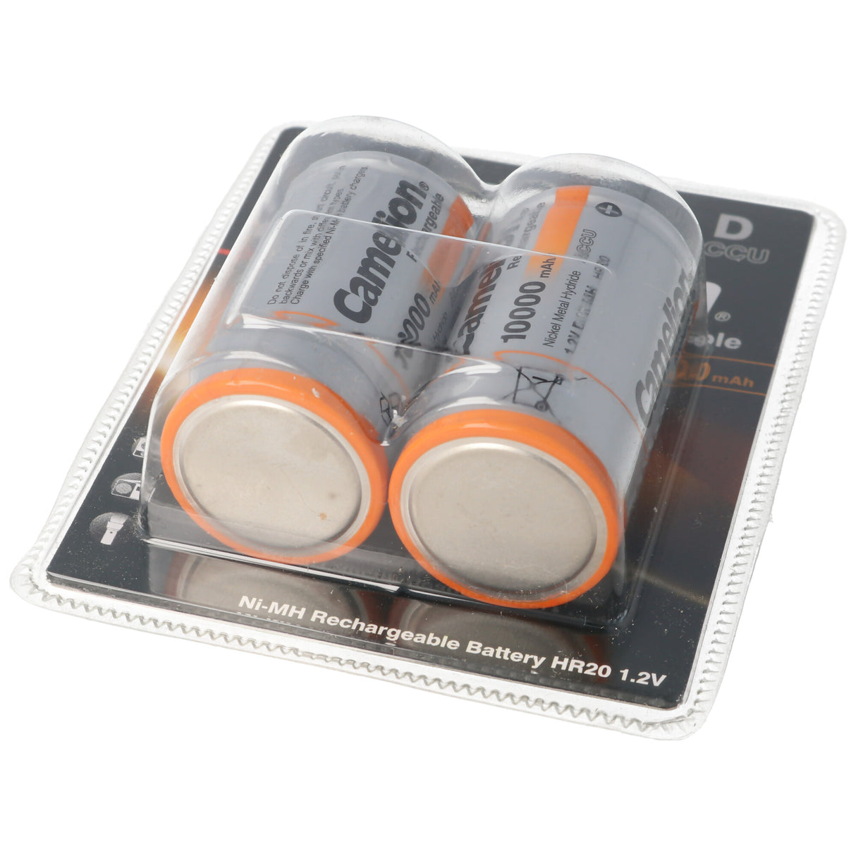 Camelion NiMH Akku Mono D LR20 1,2 Volt mit max. 10000mAh Kapazität
