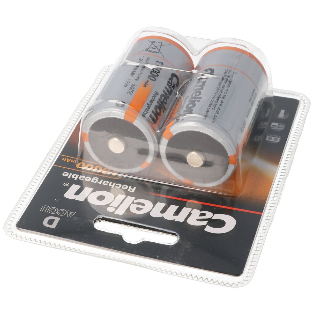 Camelion NiMH Akku Mono D LR20 1,2 Volt mit max. 10000mAh Kapazität