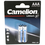Camelion Lithium Batterie AAA, Micro, FR03, 1,5V, 2er-Blister