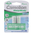 Camelion 12 Stück Vorteilspack AA, Mignon LR6, HR6, NiMH Akku mit 1,2V