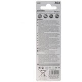 Camelion Marken Knopfzelle AG 4 Batterie 10er Set entspricht V376, V377 Knopfzelle LR626 Batterien, 1,5V typisch 18mAh