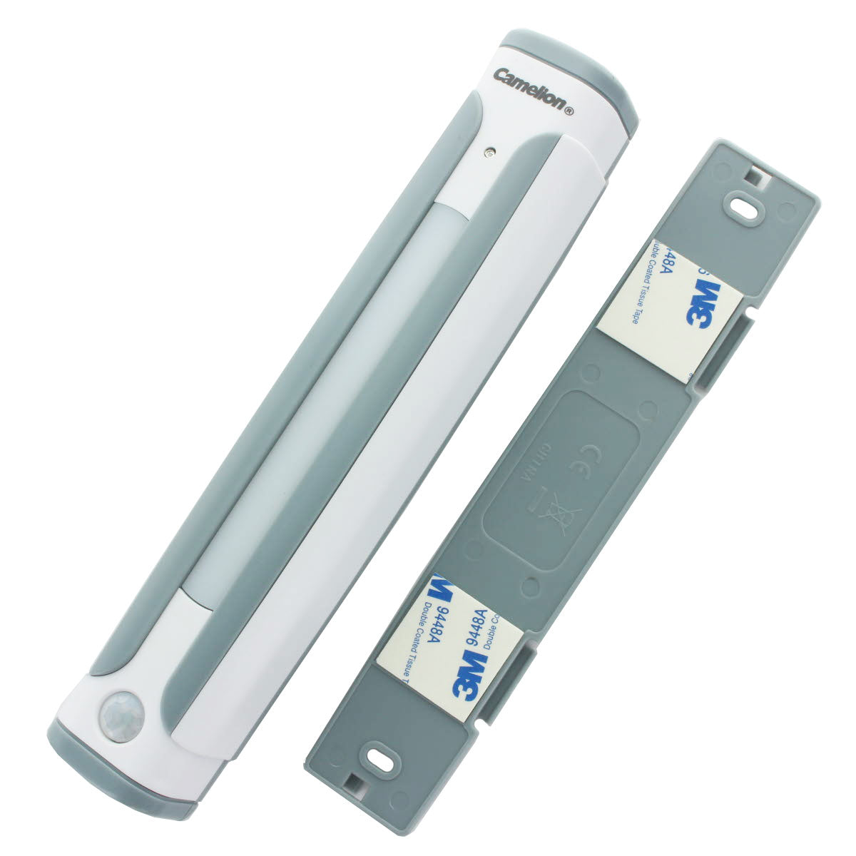 AccuCell LED Sensorleuchte mit bis zu 25 Stunden Dauerlicht, inklusive 3 AA Mignon Batterien
