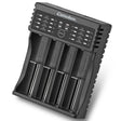 Camelion Universal-Ladegerät lädt Akku Ni-MH 1,2V, Li-Fe 3,2V, Li-Ion 