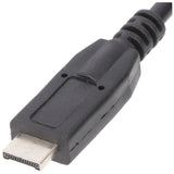 AccuCell USB-Verbindungskabel passend für die Panasonic Lumix DMC-FT1, DMC-FT2, DMC-FZ38, DMC-GH1, DMC-TZ6, DMC-TZ7, DMC-TZ10