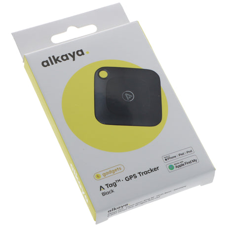alkaya. | A Tag GPS Tracker Bluetooth Tracker Kompatibel für Apple "Find my", Schwarz