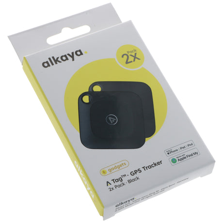 alkaya. | A Tag GPS Tracker Bluetooth Tracker Kompatibel für Apple "Find my", Schwarz