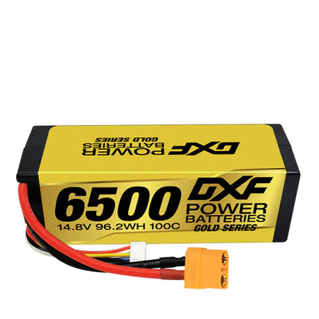 DXF 4S 6500mAh 14,8V 100C GoldSeries Graphene Hardcase Lipo Akku