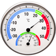 Technoline WA 3050 - rundes Thermo-HygroMeter mit Comfort-Bereich