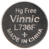 Vinnic 10 Stück Alkaline Batterie AG3, LR41 Alkaline Batterie L736F, AG3, L736 F, G3, G3A, SR41