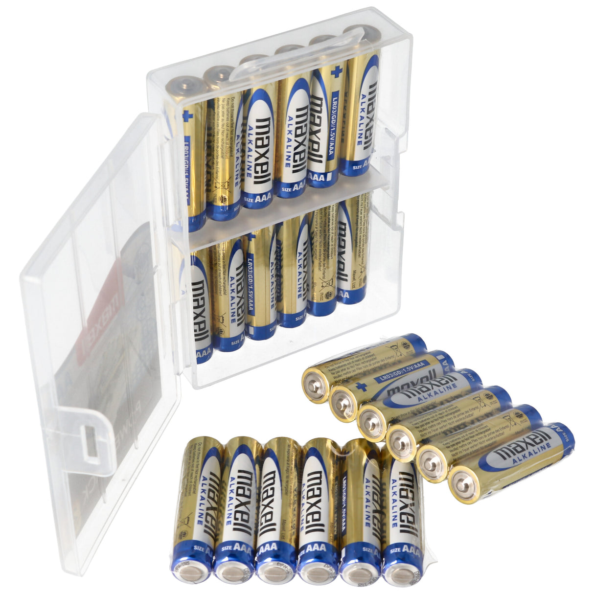 Maxell Alkaline Batterie LR03 AAA 1,5V Batterie 24er Pack