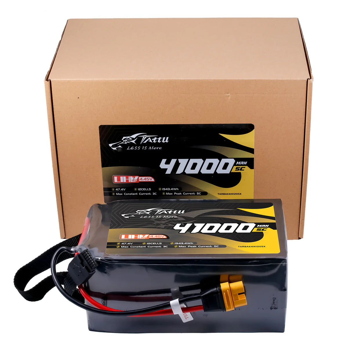 Tattu Ultrahochspannung 41000mAh 5C 47,4V 12S1P AS150U-F Lipo-Akku