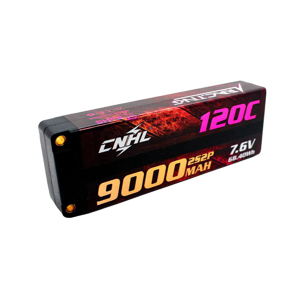 CNHL Racing Series 2S 9000mAh 7,6V 120C LiHV  Hardcase EC5 Lipo Akku