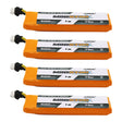 CNHL MiniStar HV 1S 500mAh 3,8V 1S 75C Lipo-Akku mit BT2.0-Stecker (4 
