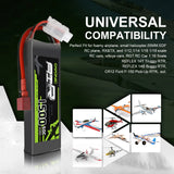 Ovonic Air 2S 1500mAh 7,4V 50C Deans-Stecker LiPo Akku