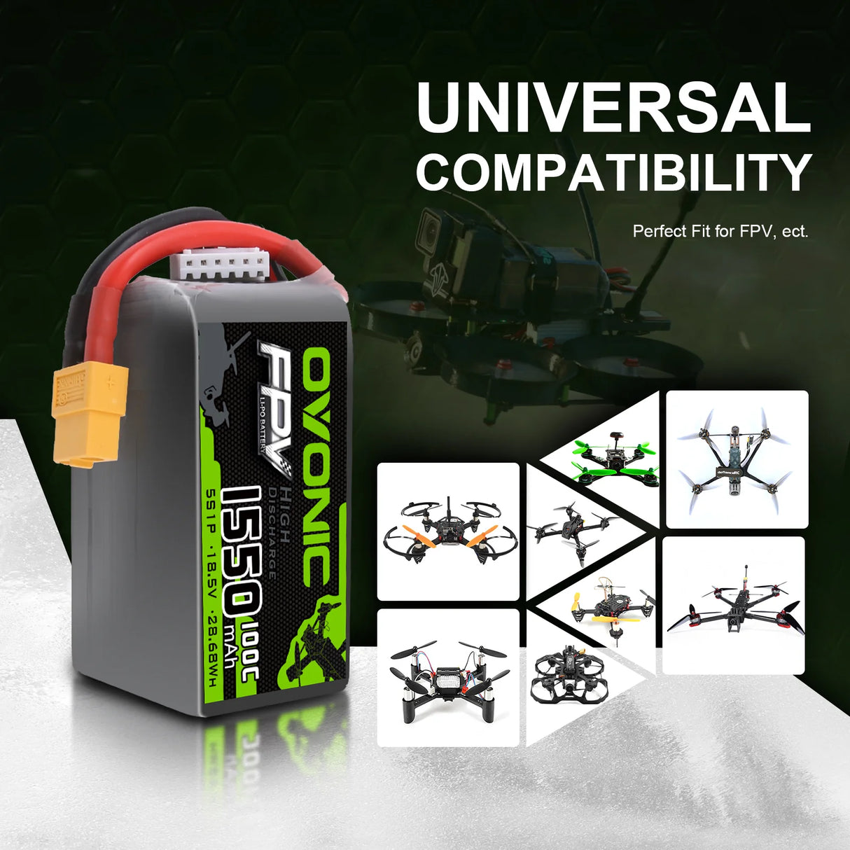 1550mAh / 5S / XT60