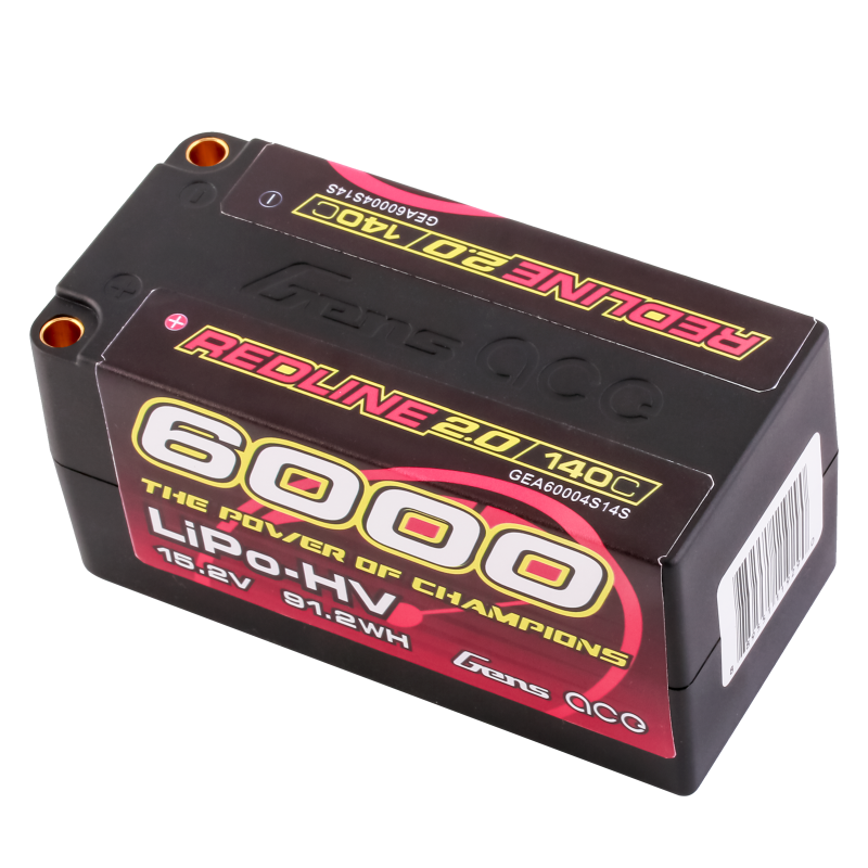 6000mAh / 4S / 5.0mm bullet