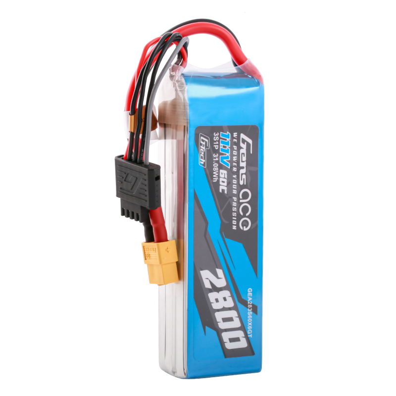 Gens ace G-Tech Soaring 2800 mAh 11,1 V 60 C 3S1P LiPo-Akku mit XT60-Stecker