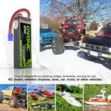 7200mAh / 2S / EC5