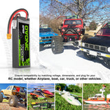 7200mAh / 2S / XT60 to TRA