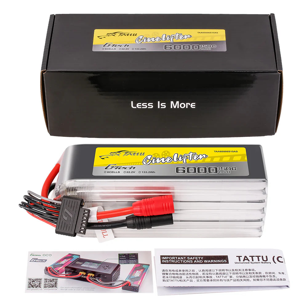 6000mAh / 6S / AS150