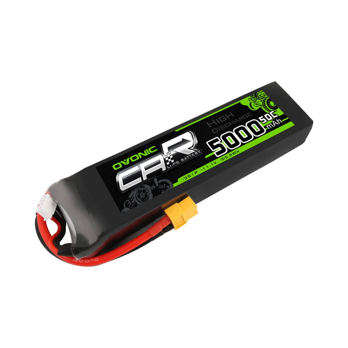 Ovonic 3S 5000mAh 11,1V 50C XT60 Lipo Akku