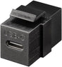 Goobay Keystone-Modul USB-C™-Verbinder, USB 3.2 Gen 2 (10 Gbit/s), sch