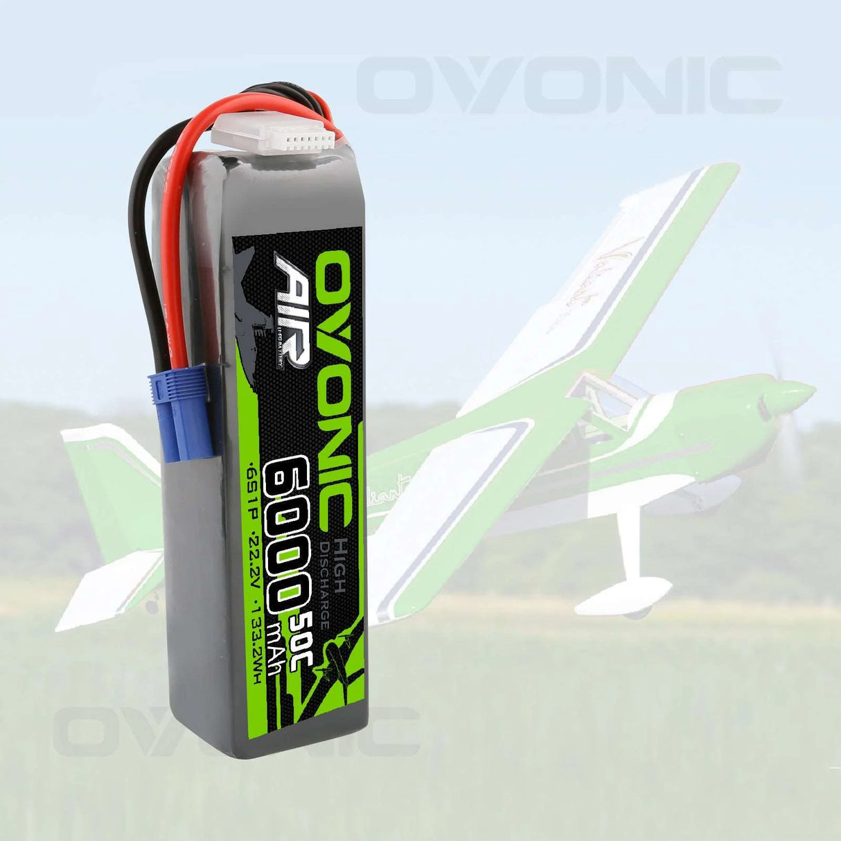 Ovonic Air 6S 6000mAh 22,2V 50C EC5 Lipo Akku