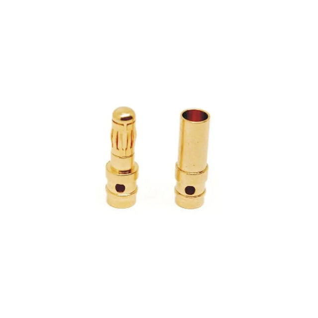 5 Paar 3,5mm Goldkontaktstecker