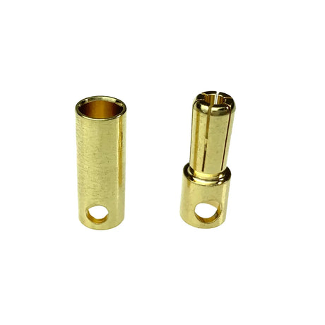 Mylipo 5 Paar 5,5mm Goldkontaktstecker