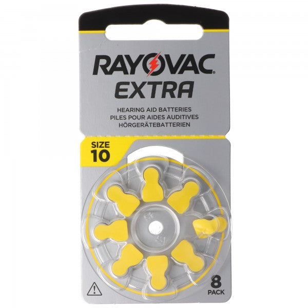 Rayovac HA10 PR70 Hörgeräte Batterien Extra Advanced 8er Sparpack 6 + 2 Gratis 5000252100966 (8 St.)