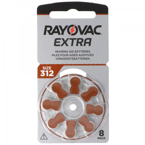 Rayovac HA312 PR41 Hörgeräte Batterien Extra Advanced 8er Sparpack 6 + 2 Gratis 5000252100980 ( 8 St.)