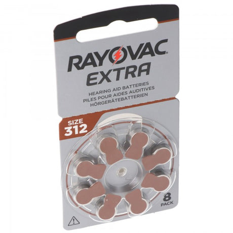 Rayovac HA312 PR41 Hörgeräte Batterien Extra Advanced 8er Sparpack 6 + 2 Gratis 5000252100980 ( 8 St.)