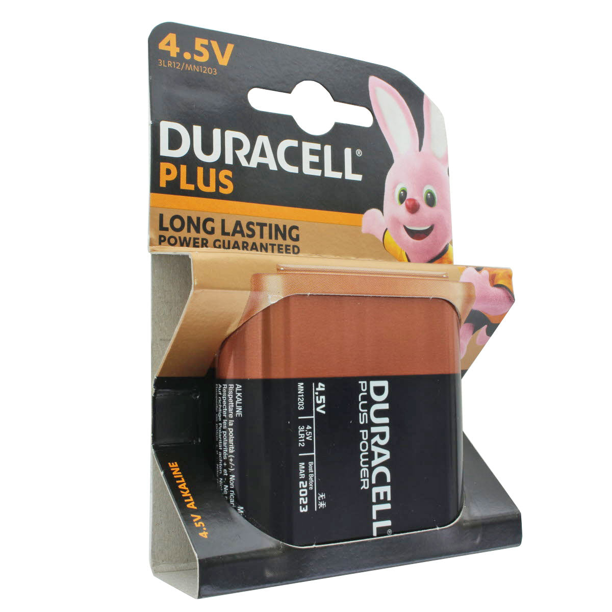 DURACELL Plus 4,5 Volt MN1203 3LR12 Flachbatterie